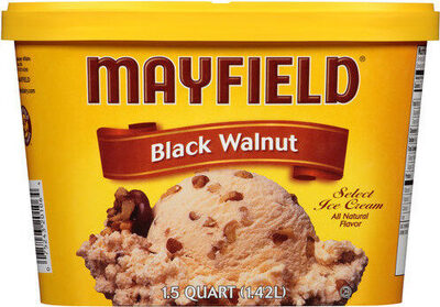 Premium Ice Cream, Black Walnut