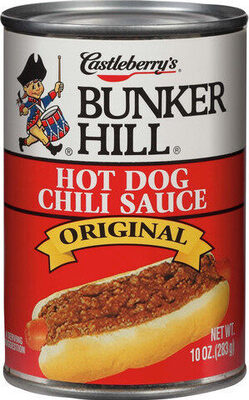 Castleberry's, Bunker Hill, Hot Dog Chili Sauce, Original, Original