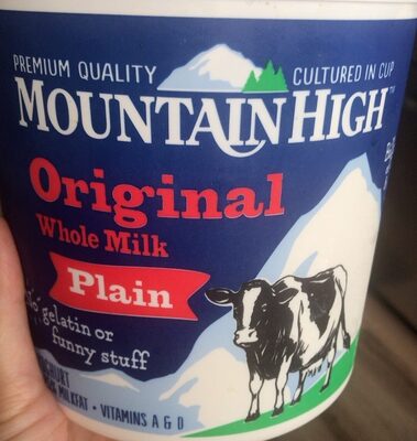Mountain High Original Plain Whole Milk Yoghurt