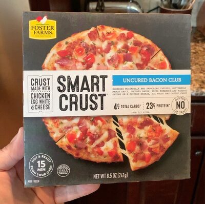 Uncured Bacon Club Pizza