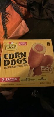 Plump & Juicy Chicken Franks Dipped In Honey-Crunchy Batter Corn Dogs, Honey Crunchy