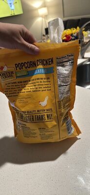 Classic Popcorn Chicken Breast Portions With Rib Meat Fritters, Classic Popcorn Chicken