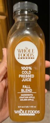 Fall Blend 100% Cold Pressed Juice, Fall Blend