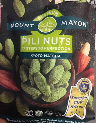 Kyoto Matcha Sprouted & Slodry Pili Nuts Dusted With Kyoto Matcha, Kyoto Matcha