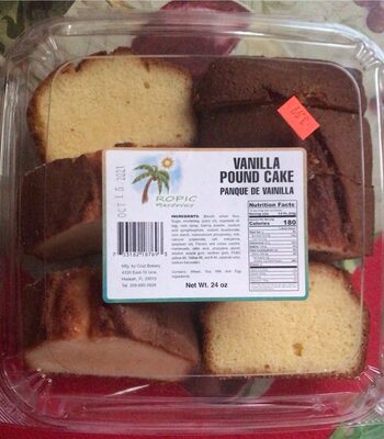 Vanilla Pound Cake, Vanilla