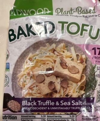 Black Truffle & Sea Salt Baked Tofu, Black Truffle & Sea Salt