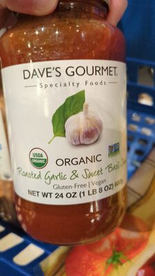 Organic Roasted Garlic & Sweet Basil