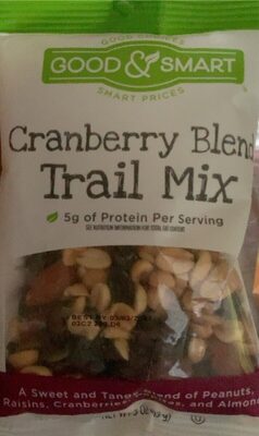Cranberry Blend A Sweet And Tangy Blend Of Peanuts, Raisins, Cranberries, Pepitas, And Almonds Trail Mix, Cranberry Blend