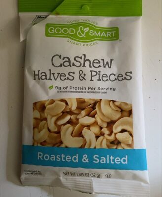 Roasted & Salted Cashew Halves & Pieces, Roasted & Salted