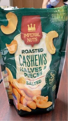 Salted Roasted Cashews Halves & Pieces, Salted