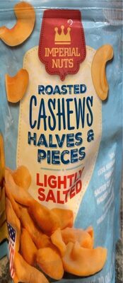 Lighty Sea Salted Roasted Cashews Halves & Pieces, Lightly Sea Salted