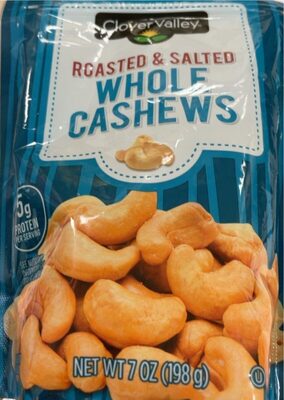 Roasted & Salted Whole Cashews, Roasted & Salted