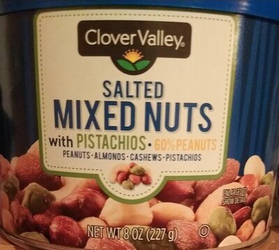 Salted Mixed Nuts With Pistachios, Salted With Pistachios