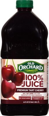 100% Premium Tart Cherry Juice From Concentrate, Tart Cherry