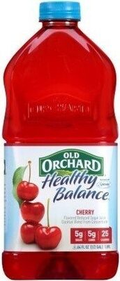 Cherry Flavored Reduced Sugar Juice Cocktail Blend From Concentrate, Cherry