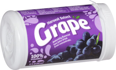 Grape Flavored Two Juice Drink From Concentrate, Grape