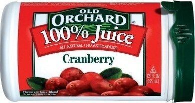 100% Cranberry Juice Blend, With Added Ingredients, Frozen Concentrate, Cranberry Blend