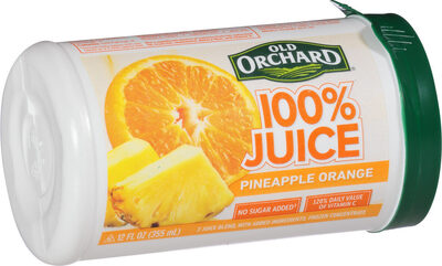 No Sugar Added Pineapple Orange 100% Juice, Pineapple Orange