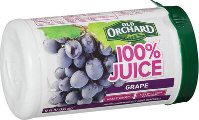 100% Grape Juice Frozen Concentrate, Grape