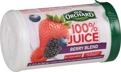 100% Berry Blend Flavored Juice Frozen Concentrate, Berry Blend