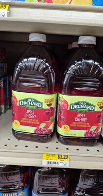 Apple Cherry Flavored Juice Cocktail Blend From Concentrate, Apple Cherry