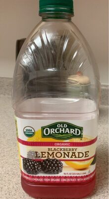 Blackberry Flavored Lemonade From Organic Concentrate, Blackberry