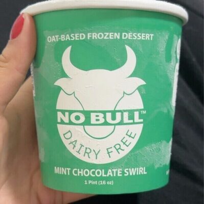 Milk Chocolate Swirl Oat-Based Frozen Dessert, Mint Chocolate Swirl