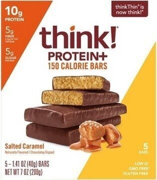 Salted Caramel Protein+ 150 Calorie Bars, Salted Caramel