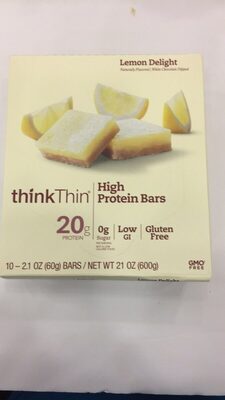 Lemon Delight High Protein Bars, Lemon Delight