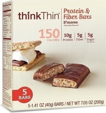 S'Mores Flavor Protein+ 150 Calorie Bars, S'Mores