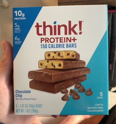 Chocolate Chip Protein+ 150 Calorie Bars, Chocolate Chip
