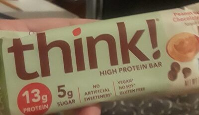 Peanut Butter Chocolate Chip High Protein Bar, Peanut Butter Chocolate Chip