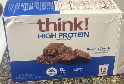 Brownie Crunch High Protein Bars, Brownie Crunch