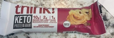 Chocolate Peanut Butter Cookie Dough Keto Protein Bar, Chocolate Peanut Butter Cookie Dough