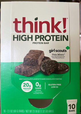 High Protein 20G Bar, Chocolate Mint, Chocolate Mint