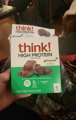Chocolate Mint High Protein Bars, Chocolate Mint