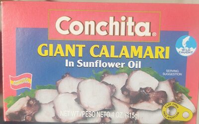 Giant In Sunflower Oil Calamari 