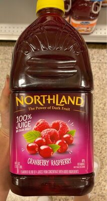 Cranberry Raspberry 100% Juice, Cranberry; Raspberry