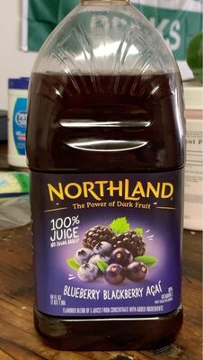 Blueberry Blackberry Acai Flavored Blend Of Apple, Blueberry, Acai, Blackberry & Pear Juice Concentrates, Blueberry Blackberry Acai