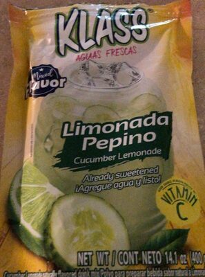 Cucumber Lemonade Flavored Drink Mix, Cucumber Lemonade