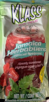 Jamaica Hierbabuena Hibiscus Spearmint Naturally Flavored Drink Mix, Jamaica Hierbabuena