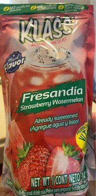 Strawberry Watermelon Flavored Fresandia Drink Mix, Strawberry Watermelon