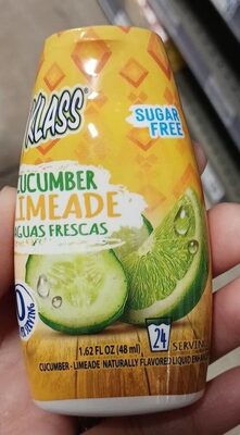 Cucumber Limeade Aguas Frescas Liquid Enhancer, Cucumber Limeade