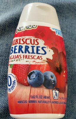 Hibiscus Berries Aguas Frescas Liquid Enhancer, Hibiscus Berries
