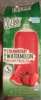 Strawberry, Watermelon, Aguas Frescas Flavored Sugar Free Drink Mix, Strawberry, Watermelon, Aguas Frescas