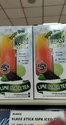 Lime Black Iced Tea Drink Mix, Lime Black