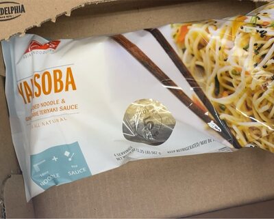 Yakisoba Pre-Cooked Noodle & Ginger Sesame Teriyaki Sauce, Yakisoba