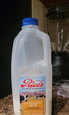 2% Reduced Fat Milk