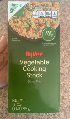 Vegetable Fat Free Cooking Stock, Vegetable