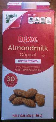 Unsweetened Original Almondmilk, Unsweetened Original